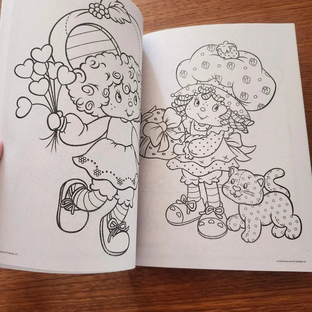Strawberry Shortcake Coloring Book Berry Cute Activity Craft Book